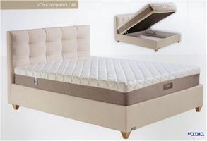 מיטת בסיס מרופדת בומביי +ארגז מיטת בסיס מרופדת בומביי +ארגז